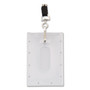 Advantus Clear ID Card Holder, Horizontal, Clear 2.31" x 3.69" Holder, 2.13" x 3.38" Insert, 25/Pack (AVT97100) View Product Image