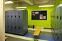 Ghent Aluminum-Frame Recycled Rubber Bulletin Boards, 60.5" x 36.5", Confetti Surface, Satin Aluminum Frame View Product Image