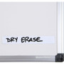 MasterVision 6" Magnetic Dry Erase Strips - 0.88" Length x 6" Width - White - For Board, Color Coding Product Image 