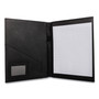 Bond Street, Ltd. Faux-Leather Padfolio, 9 x 12 Pad, 9.75 x 12.5, Black View Product Image