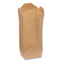 Dixie Reclosable One-Piece Natural-Paperboard Take-Out Box, 8.5 x 6.25 x 2.5, Brown, Paper, 200/Carton (DXE3TOC) View Product Image