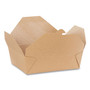 Dixie Reclosable One-Piece Natural-Paperboard Take-Out Box, 8.5 x 6.25 x 2.5, Brown, Paper, 200/Carton (DXE3TOC) View Product Image