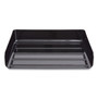 TRU RED Side-Load Stackable Plastic Document Tray, 1 Section, Letter-Size, 12.63 x 9.72 x 3.01, Black, 2/Pack View Product Image