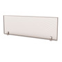 Linea Italia Trento Line Dividing Panel, Polycarbonate, 47.13w x 1.75d x 15.5h, Translucent View Product Image