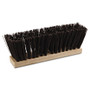 Boardwalk Street Broom Head, 6.25" Brown Polypropylene Bristles, 16" Brush (BWK73160) View Product Image