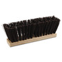 Boardwalk Street Broom Head, 6.25" Brown Polypropylene Bristles, 16" Brush (BWK73160) View Product Image