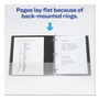 Avery Durable Non-View Binder with DuraHinge and EZD Rings, 3 Rings, 5" Capacity, 11 x 8.5, Black, (8901) View Product Image