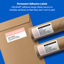Avery Shipping Labels w/ TrueBlock Technology, Inkjet Printers, 2 x 4, White, 10/Sheet, 100 Sheets/Box (AVE8463) View Product Image