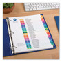 Avery Customizable Table of Contents Ready Index Dividers with Multicolor Tabs, 31-Tab, 1 to 31, 11 x 8.5, White, 1 Set (AVE11084) View Product Image