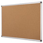 MasterVision Value Cork Bulletin Board with Aluminum Frame, 24 x 36, Tan Surface, Silver Aluminum Frame (BVCCA031170) View Product Image