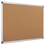 MasterVision Value Cork Bulletin Board with Aluminum Frame, 24 x 36, Tan Surface, Silver Aluminum Frame (BVCCA031170) View Product Image