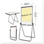 MasterVision Folds-to-a-Table Melamine Easel, 28.5 x 37.5, White, Steel/Laminate (BVCEA14000583MV) View Product Image