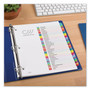 Avery Customizable TOC Ready Index Multicolor Tab Dividers, 31-Tab, 1 to 31, 11 x 8.5, White, Contemporary Color Tabs, 1 Set (AVE11846) View Product Image