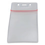 SICURIX Sealable Cardholder, Vertical, 2.62 x 3.75, Clear, 50/Pack (BAU47840) View Product Image
