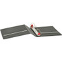 Cardinal XtraLife ClearVue Non-Stick Slant-D Ring Binder, 3 Rings, 2" Capacity, 11 x 8.5, Black View Product Image