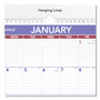 AT-A-GLANCE Monthly Wall Calendar with Ruled Daily Blocks, 12 x 17, White Sheets, 12-Month (Jan to Dec): 2024 View Product Image