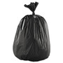 Boardwalk Low-Density Waste Can Liners, 56 gal, 0.6 mil, 43" x 47", Black, 25 Bags/Roll, 4 Rolls/Carton (BWK4347H) View Product Image