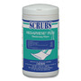 SCRUBS MEDAPHENE Plus Disinfecting Wipes, 1-Ply, 9 x 7, Citrus, White, 73/Canister, 6 Canisters/Carton (ITW96365) View Product Image