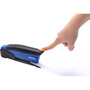 Bostitch InPower Spring-Powered Desktop Stapler with Antimicrobial Protection, 20-Sheet Capacity, Blue/Black (ACI1122) View Product Image