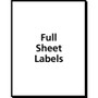 Avery Shipping Labels with TrueBlock Technology, Laser Printers, 8.5 x 11, White, 25/Pack (AVE5265) View Product Image