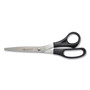 Westcott Value Line Stainless Steel Shears, 8" Long, 3.5" Cut Length, Black Straight Handle (ACM13135) View Product Image