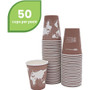 Eco-Products World Art Renewable and Compostable Hot Cups, 8 oz, 50/Pack, 20 Packs/Carton (ECOEPBHC8WA) View Product Image