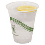 Eco-Products GreenStripe Renewable and Compostable Cold Cups, 12 oz, Plastic, Clear, 50/Pack, 20 Packs/Carton View Product Image