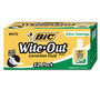 BIC Wite-Out Extra Coverage Correction Fluid, 20 mL Bottle, White, Dozen (BICWOFEC12WE) View Product Image