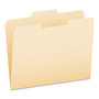 Pendaflex Manila File Folders, 1/3-Cut Tabs: Center Position, Letter Size, 0.75" Expansion, Manila, 100/Box (PFX752132) View Product Image