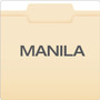 Pendaflex Manila File Folders, 1/3-Cut Tabs: Center Position, Letter Size, 0.75" Expansion, Manila, 100/Box (PFX752132) View Product Image