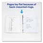 Avery Framed View Heavy-Duty Binders, 3 Rings, 0.5" Capacity, 11 x 8.5, White (AVE68052) View Product Image