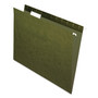 Pendaflex Standard Green Hanging Folders, Letter Size, 1/5-Cut Tabs, Standard Green, 25/Box (PFX81602) View Product Image