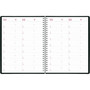 Brownline DuraFlex Weekly Planner, 11 x 8.5, Black Cover, 12-Month (Jan to Dec): 2024 View Product Image