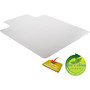 deflecto SuperMat Frequent Use Chair Mat for Medium Pile Carpet, 45 x 53, Wide Lipped, Clear (DEFCM14233) View Product Image