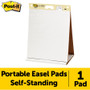 Post-it Easel Pads Super Sticky Original Tabletop Easel Pad with Self-Stick Sheets, Unruled, 20 x 23, White, 20 Sheets (MMM563R) View Product Image