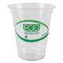 Eco-Products GreenStripe Renewable and Compostable Cold Cups, 16 oz, Plastic, Clear, 50/Pack, 20 Packs/Carton View Product Image