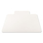 deflecto EconoMat All Day Use Chair Mat for Hard Floors, Flat Packed, 45 x 53, Wide Lipped, Clear (DEFCM21232) View Product Image