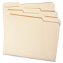 Smead Manila File Folders, 1/3-Cut Tabs: Assorted, Letter Size, 0.75" Expansion, Manila, 100/Box (SMD10330) View Product Image