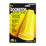 Master Caster Giant Foot Doorstop, No-Slip Rubber Wedge, 3.5w x 6.75d x 2h, Safety Yellow (MAS00966) Product Image 