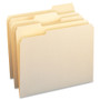 Smead Manila File Folders, 1/3-Cut Tabs: Right Position, Letter Size, 0.75" Expansion, Manila, 100/Box (SMD10333) View Product Image