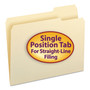 Smead Manila File Folders, 1/3-Cut Tabs: Right Position, Letter Size, 0.75" Expansion, Manila, 100/Box (SMD10333) View Product Image