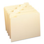 Smead Manila File Folders, 1/5-Cut Tabs: Assorted, Letter Size, 0.75" Expansion, Manila, 100/Box (SMD10350) View Product Image