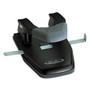 Swingline 28-Sheet Comfort Handle Steel Two-Hole Punch, 1/4" Holes, Black/Gray (SWI74050) View Product Image