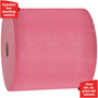 WypAll Power Clean X80 Heavy Duty Cloths, Jumbo Roll, 12.4 x 12.2, Red, 475 Wipers/Roll (KCC41055) View Product Image