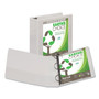 Samsill Earth's Choice Plant-Based D-Ring View Binder, 3 Rings, 3" Capacity, 11 x 8.5, White (SAM16987) View Product Image