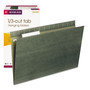 Smead Hanging Folders, Legal Size, 1/3-Cut Tabs, Standard Green, 25/Box (SMD64135) View Product Image