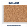 Quartet Classic Series Cork Bulletin Board, 24 x 18, Natural Surface, Silver Aluminum Frame (QRT2301) View Product Image