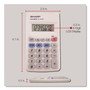Sharp EL233SB Pocket Calculator, 8-Digit LCD (SHREL233SB) View Product Image