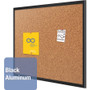 Quartet Classic Series Cork Bulletin Board, 48 x 36, Natural Surface, Black Aluminum Frame (QRT2304B) View Product Image