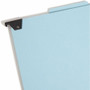 Smead FasTab Hanging Pressboard Classification Folders, 1 Divider, Letter Size, Blue View Product Image